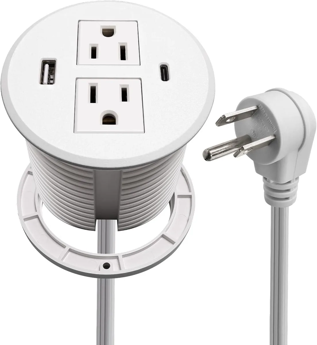 BFKK BFKK Desk Power Grommet USB C 30W White — product photo