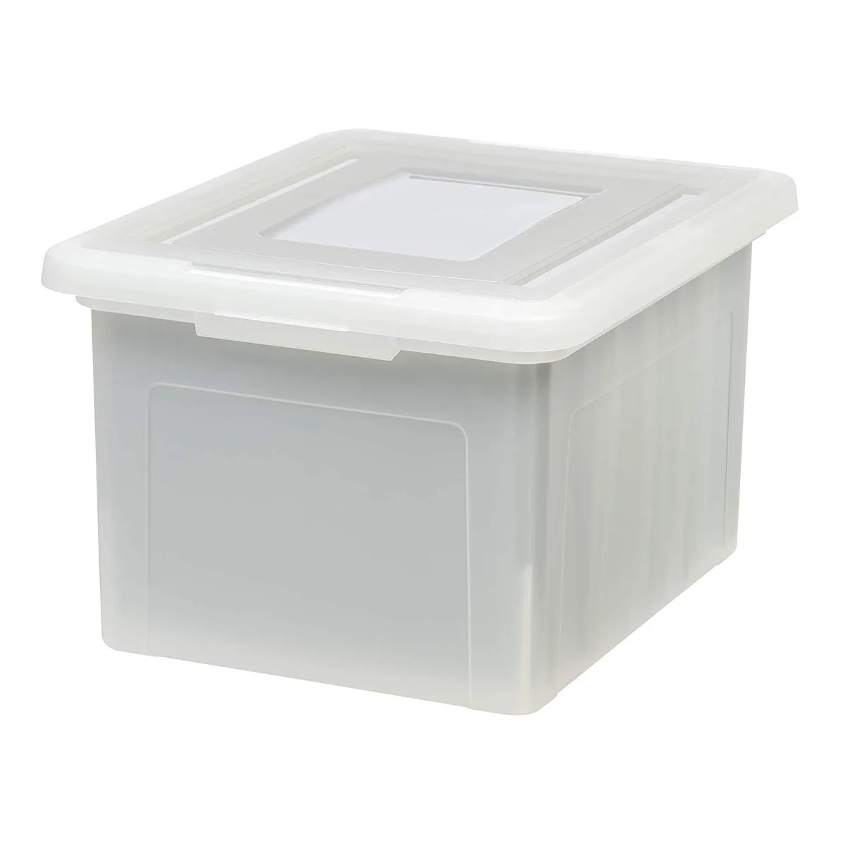 IRIS USA, INC. IRIS USA, INC. Pearl File Box 35 Qt 4-Pack storage — product photo