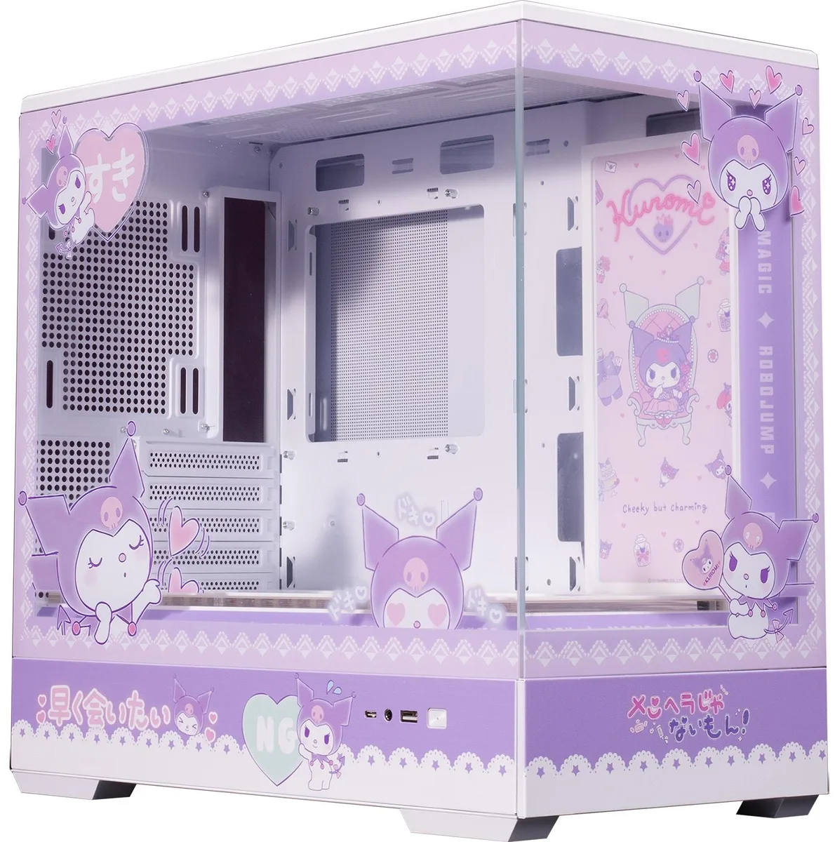 Corn Electronics Corn Electronics Bauhaus Micro-ATX ITX PC Case Kuromi Edition — product photo