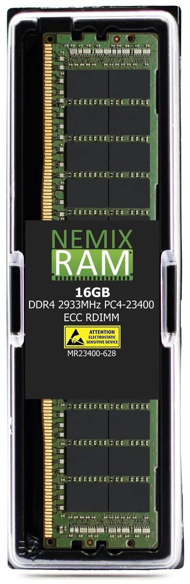 NEMIX RAM NEMIX RAM 16GB DDR4 2933 CL21 2Rx8 1.2V 288-pin ECC RDIMM Dell PowerEdge T640 memory upgrade — product photo