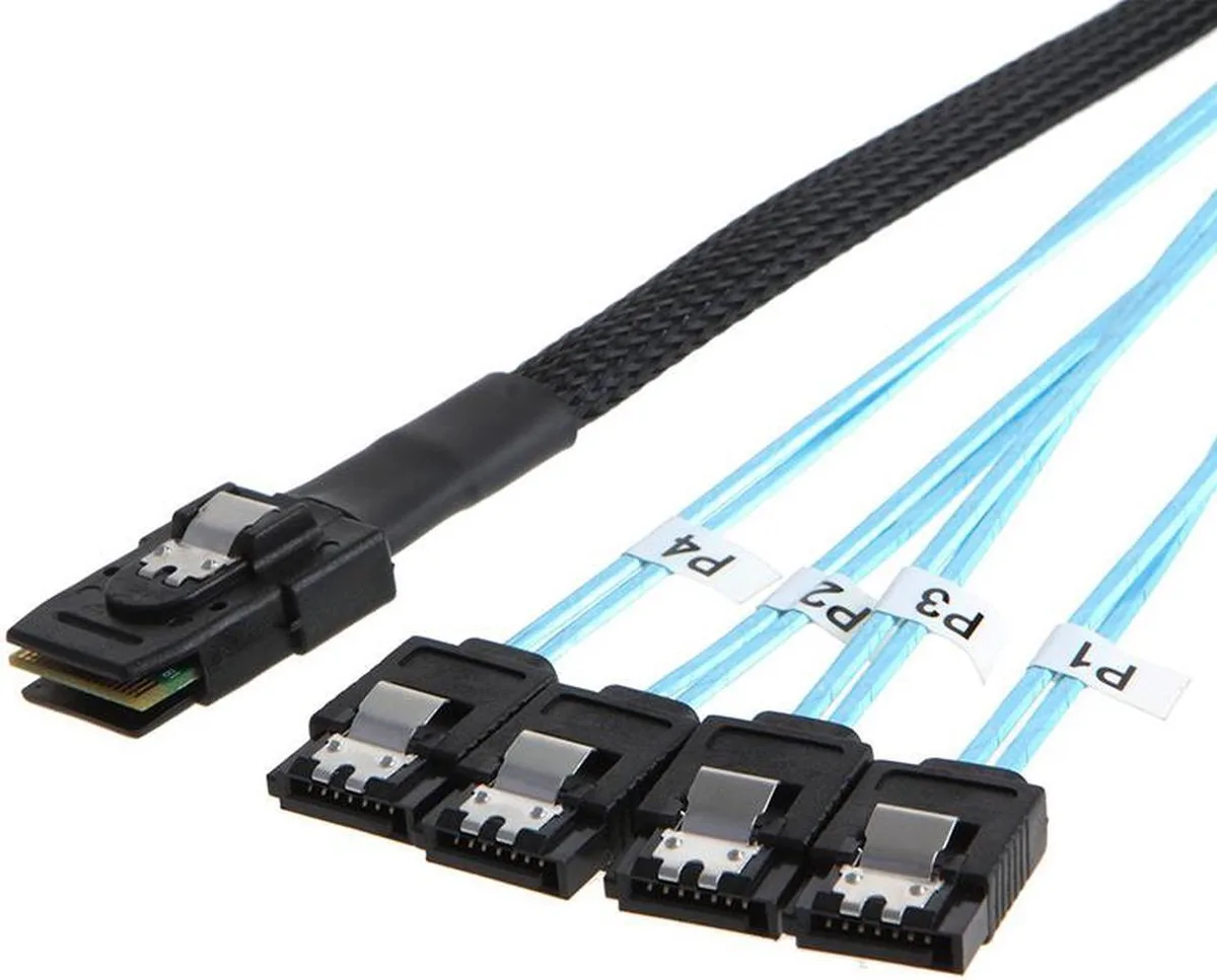 Vszerda Vszerda SFF-8087 to 4x SATA forward breakout cable 3.3ft — product photo