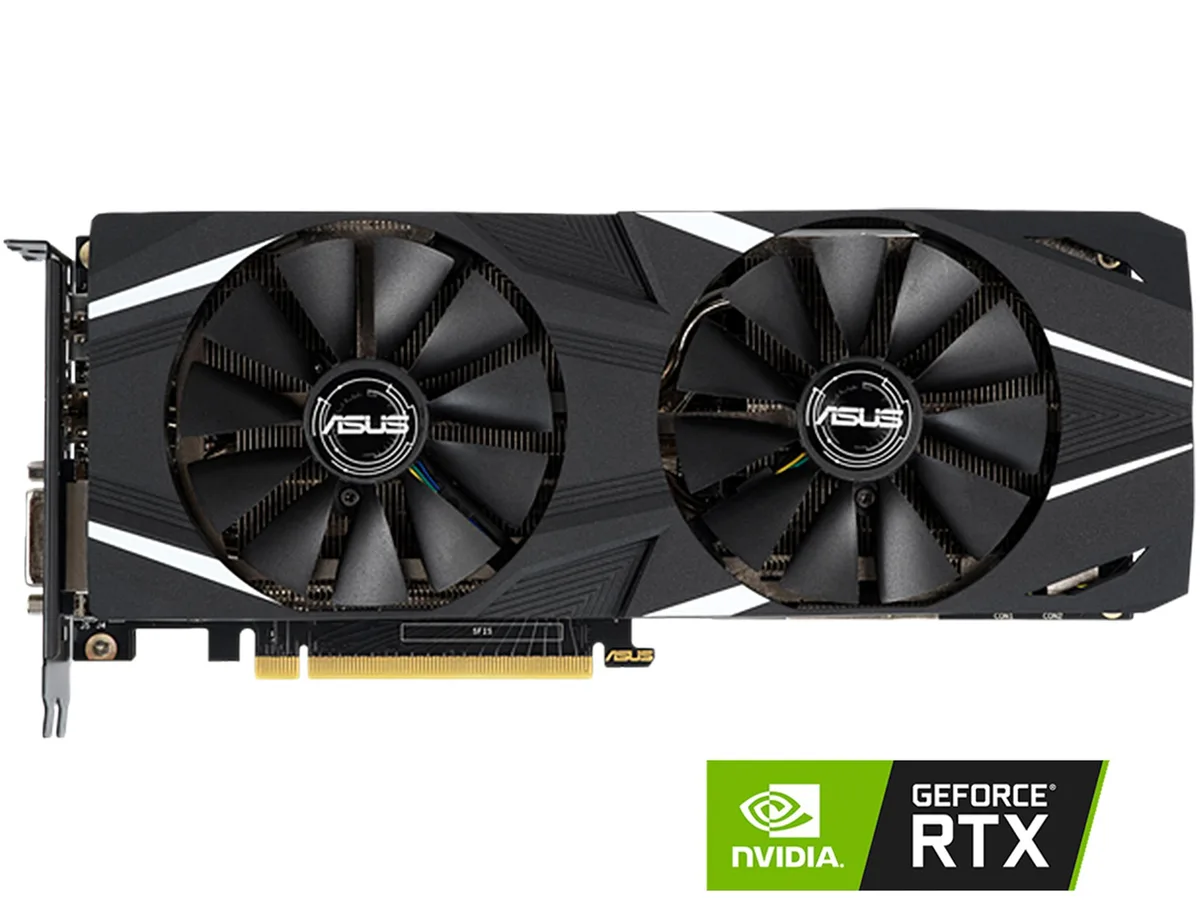 ASUS ASUS DUAL-RTX2060-O6G Dual GeForce RTX 2060 6GB graphics card — product photo