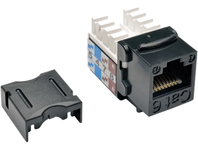 Tripp Lite Tripp Lite N238-010-BK Cat6/Cat5e 110 Punch Down Keystone Jack Black 10-Pack — product photo