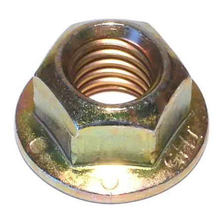 MIDWEST FASTENER CORP MIDWEST FASTENER CORP 50351 Lock Nut 1/2"-13 Grade 8 Yellow Zinc 50 PK — product photo