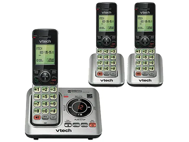vtech VTech CS66293 cordless phone with 3 handsets — product photo