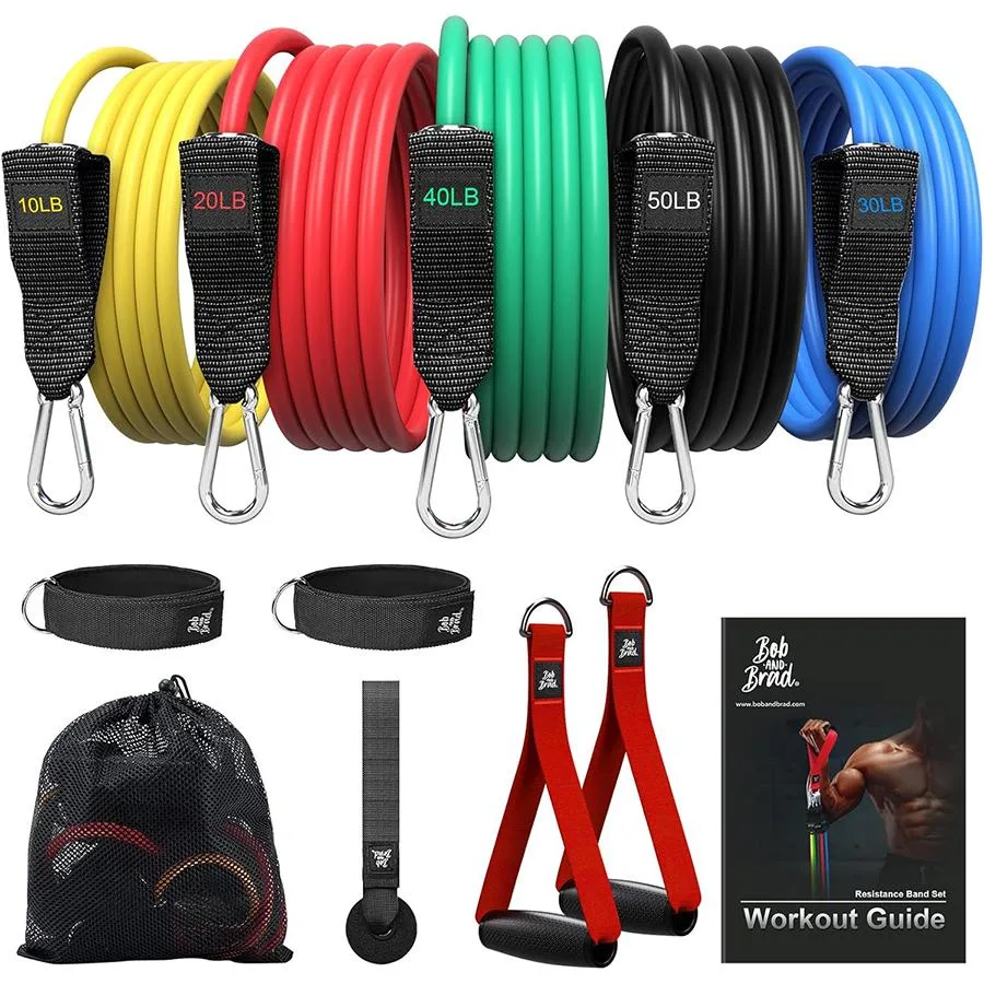Bob and Brad Bob and Brad LF-021-2 Resistance Bands Set Stackable Up to 150 lbs fitness accessory — product photo