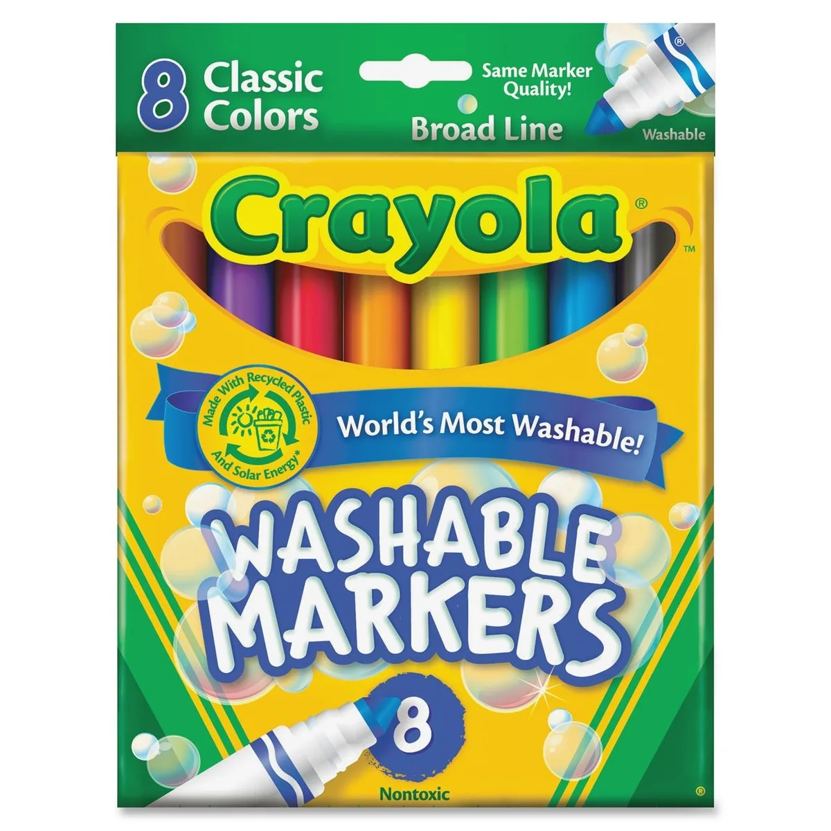 Crayola Crayola 587808 Washable Markers Broad Point 8 Pack — product photo
