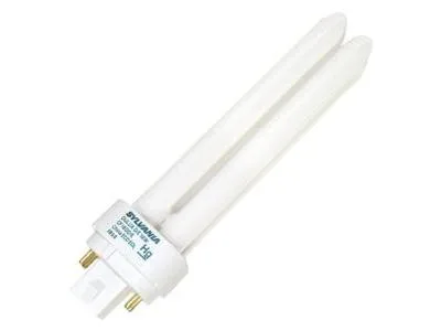 SYLVANIA SYLVANIA CF18DD/E/830 18W G24Q-2 3000K CFL Bulb 20724 — product photo