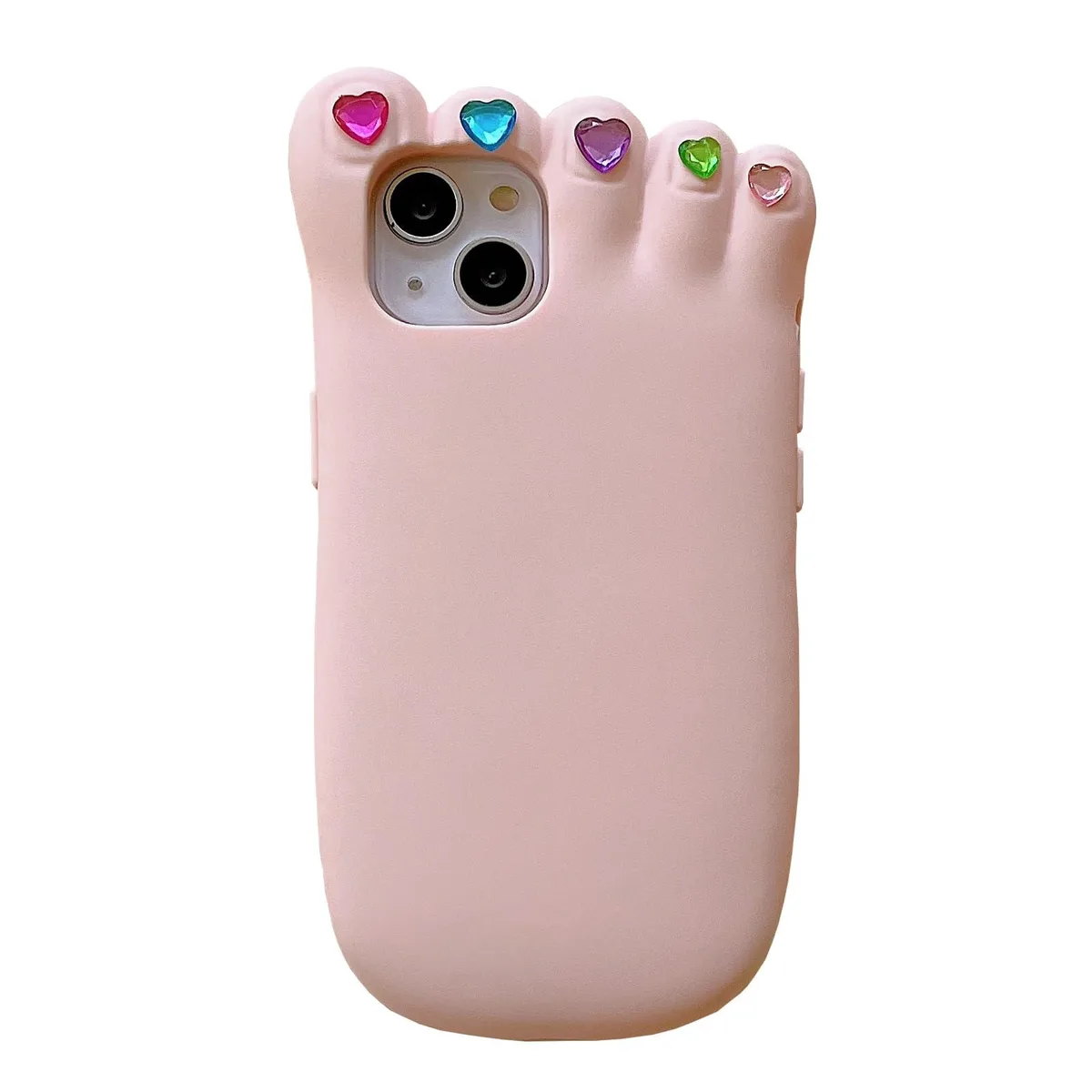SOEWIOU SOEWIOU iPhone 13 Case Foot Nail Enhancement Rubber — product photo