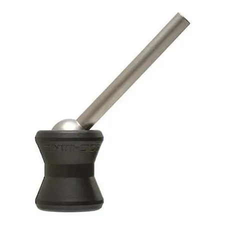 Ten black plastic nozzles with 0.117 inch holes