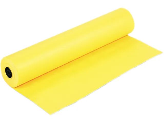 Pacon Pacon 63080 Rainbow Duo-Finish Kraft Paper 35 lb 36" x 1000 ft Canary Yellow — product photo