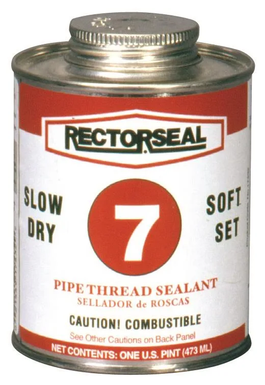 RECTORSEAL RECTORSEAL 17432 Pipe Thread Sealant 16 oz Brush-Top Can No. 7 Black — product photo