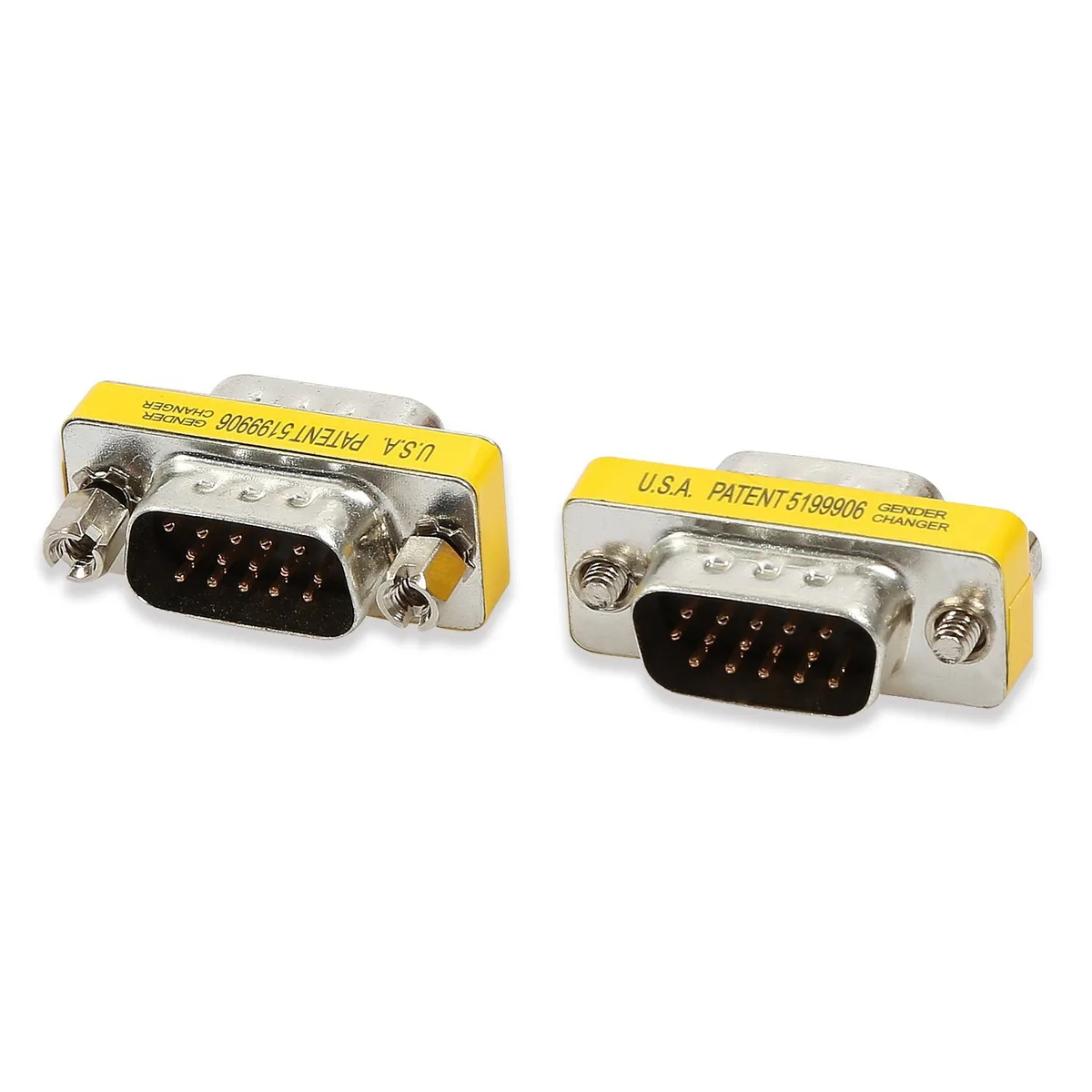 TeKit TeKit VGA HD15 Slimline Gender Changer M/M 2 Pack — product photo