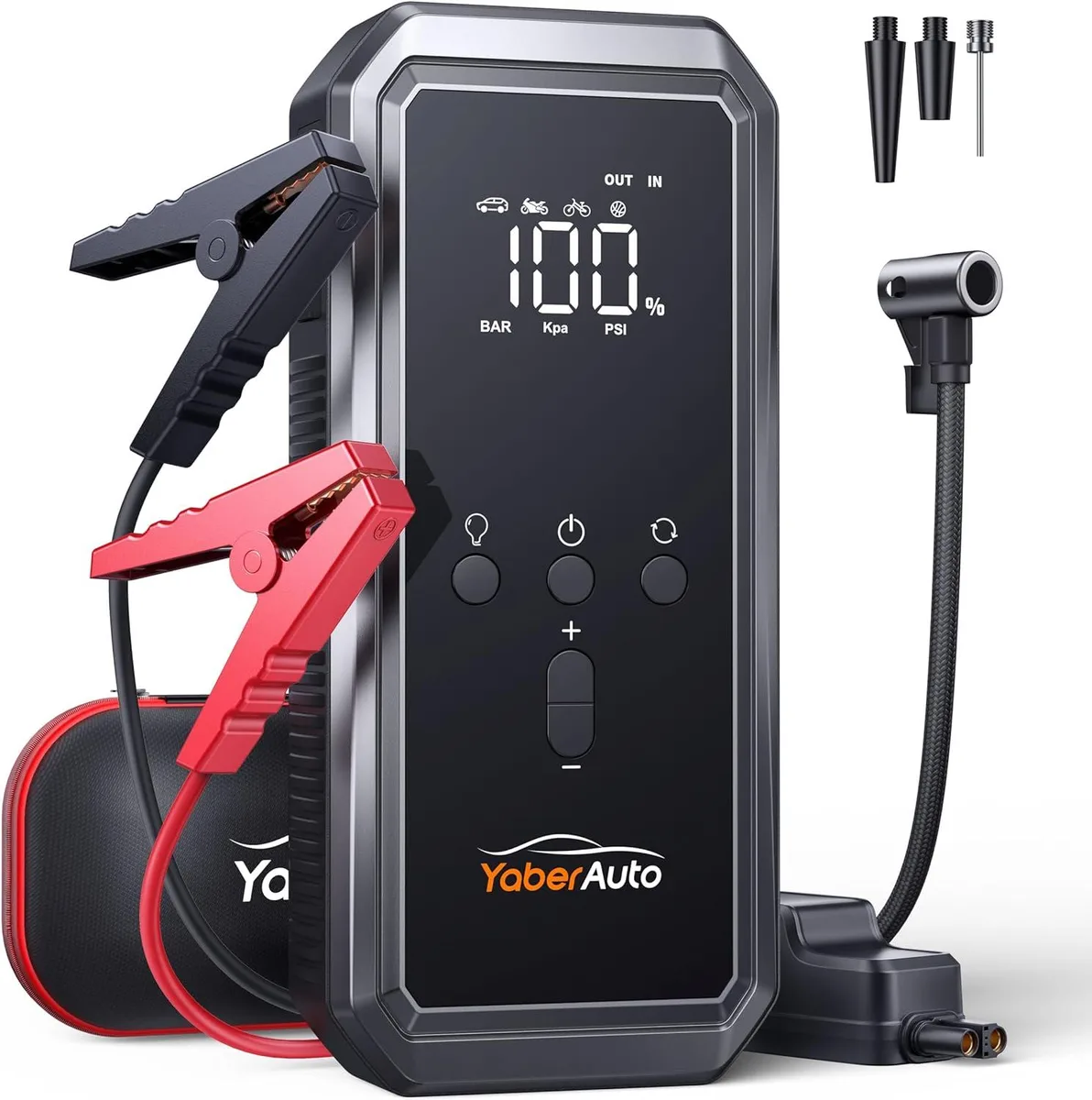 BFKK BFKK YA70 Jump Starter 3000A 150PSI Air Compressor — product photo