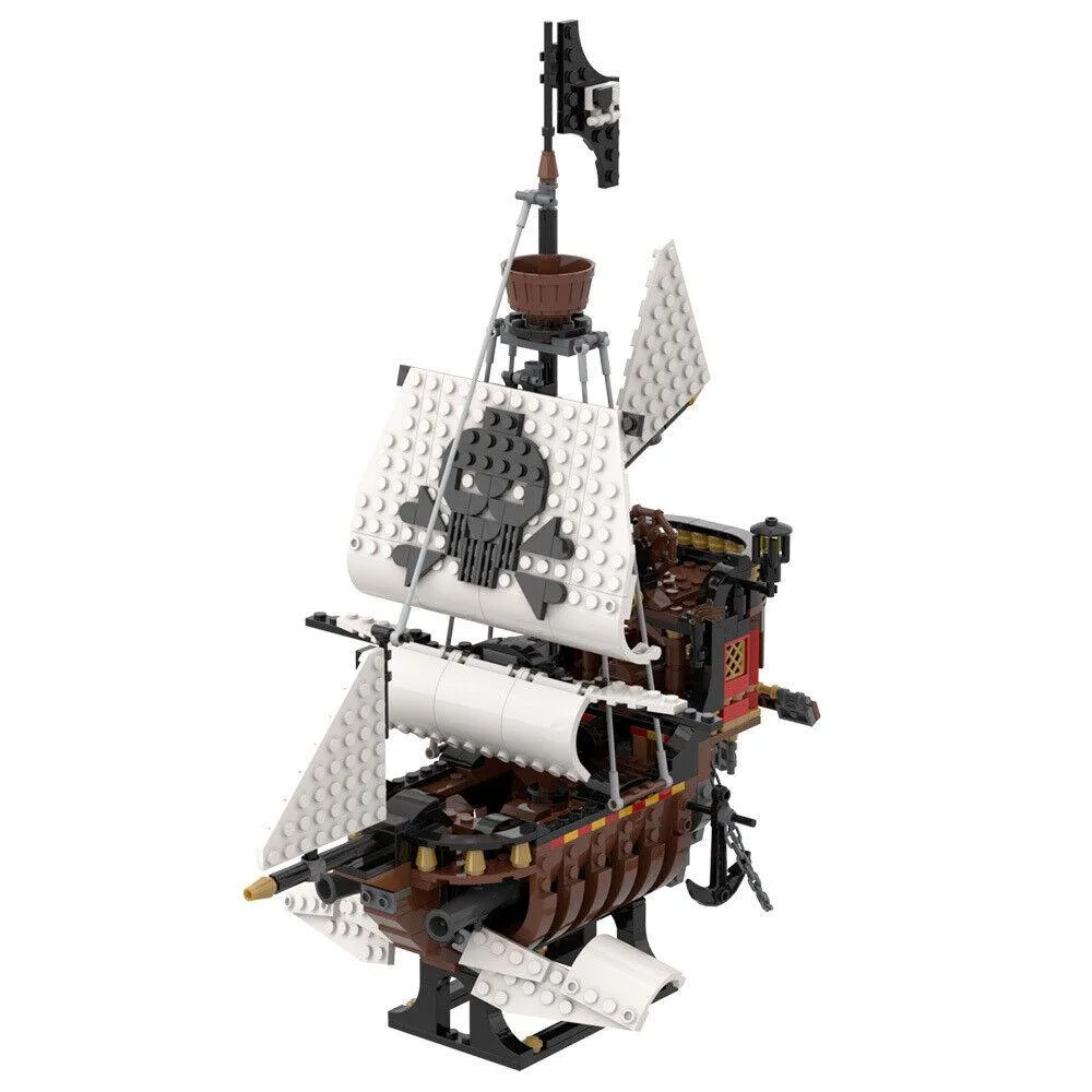 ZITIANYOUBUILD ZITIANYOUBUILD Sky Pirates Skeleton Ship 662 Pieces MOC — product photo