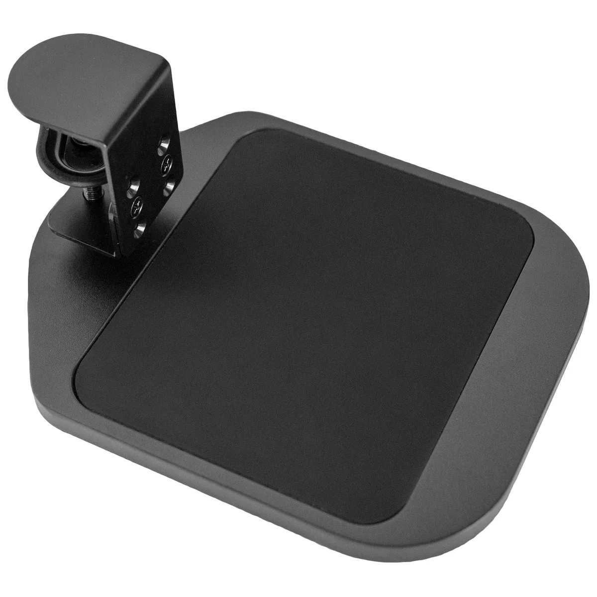 VIVO VIVO Black Wooden Rotating Clamp-on Mouse Pad 10.7 x 8.6 in — product photo
