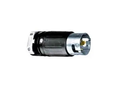 Hubbell Incorporated Hubbell Incorporated CS6365C 50A 125/250V 3P 4W Straight Blade Plug Black/White — product photo