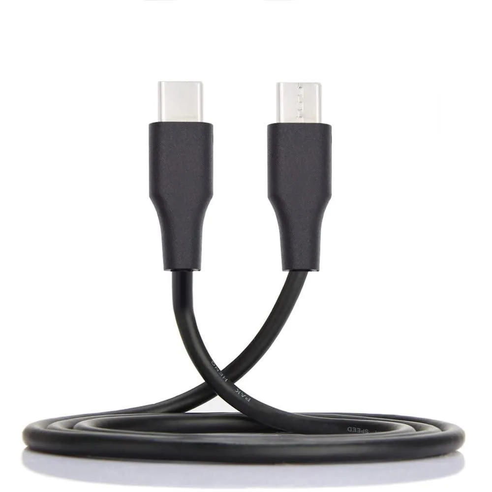 LORDWORLD LORDWORLD USB-C Male to Male Cable 2m USB 2.0 480Mbps PD 65W Black — product photo