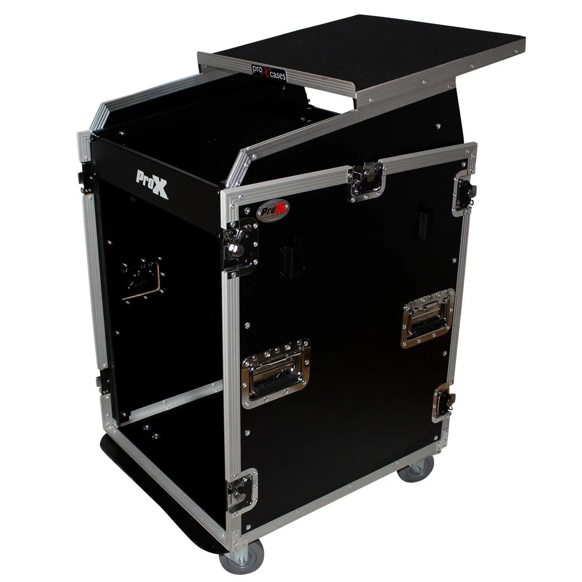 ProX ProX T-16MRSS13ULT Flight Case 16U Rack 13U Mixer DJ Combo — product photo