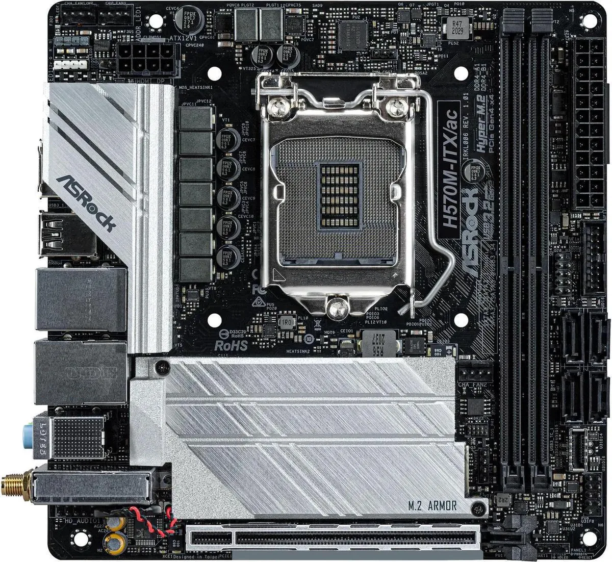 ASRock ASRock H570M-ITX/AC Intel motherboard — product photo