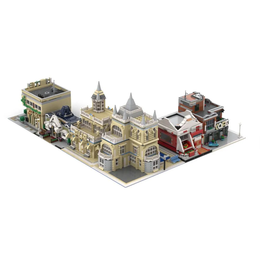 ZITIANYOUBUILD ZITIANYOUBUILD MOC-74911 Modular Street 10462 Parts — product photo