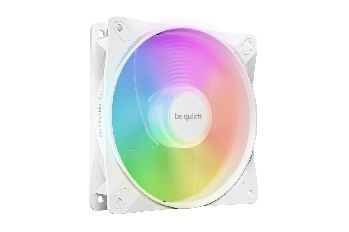 be quiet! be quiet! Light Wings BL133 120mm PWM ARGB case fan 1500 RPM White — product photo