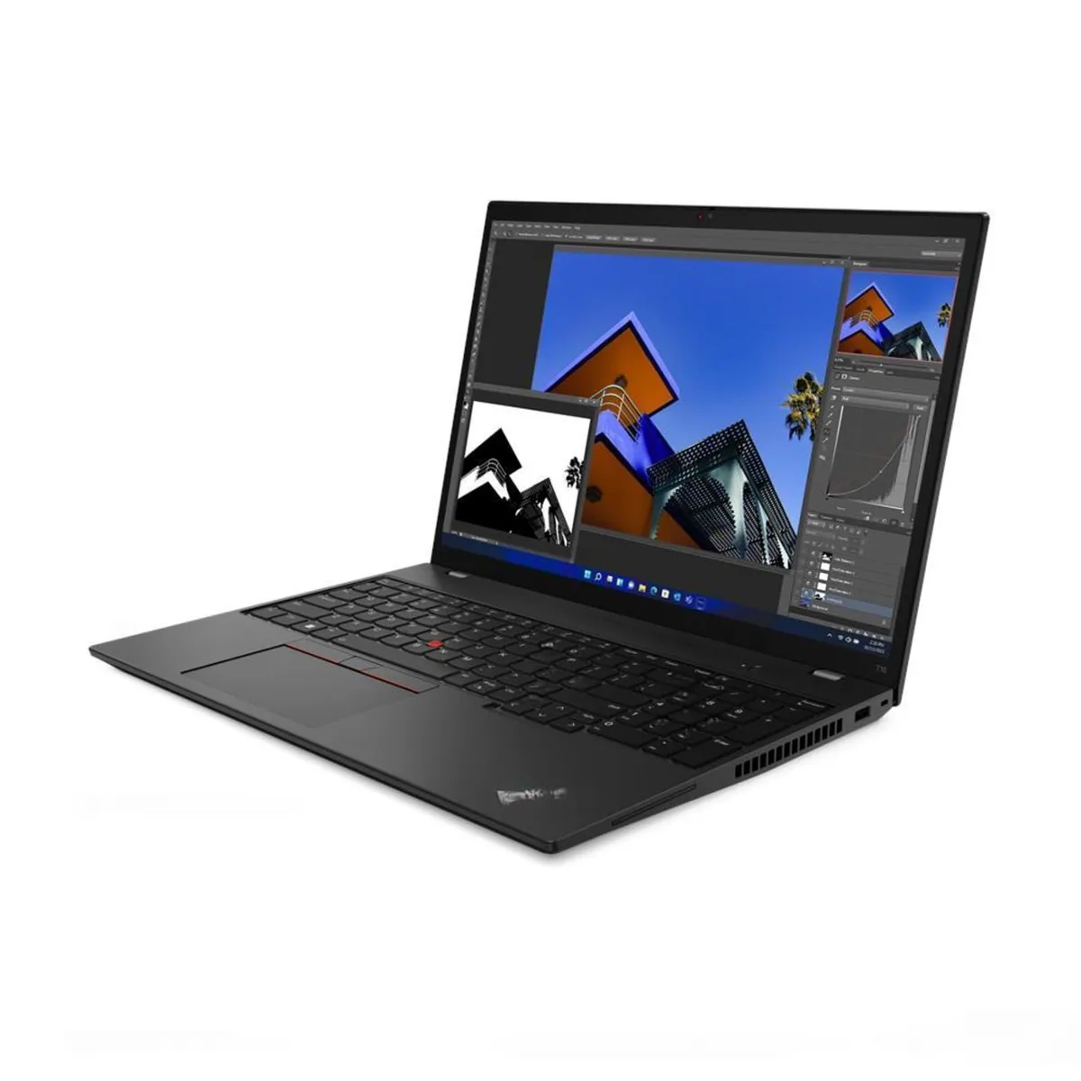Lenovo Lenovo ThinkPad T16 Gen 1 Intel i5-1235U 16GB 256GB 16" FHD+ Win 10 Pro Black — product photo