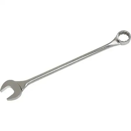 Gray Tools 50mm 12-point combination wrench satin chrome finish