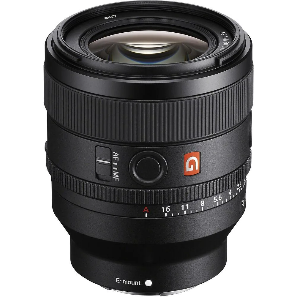 Sony Sony FE 50mm f/1.4 GM Lens camera lens — product photo