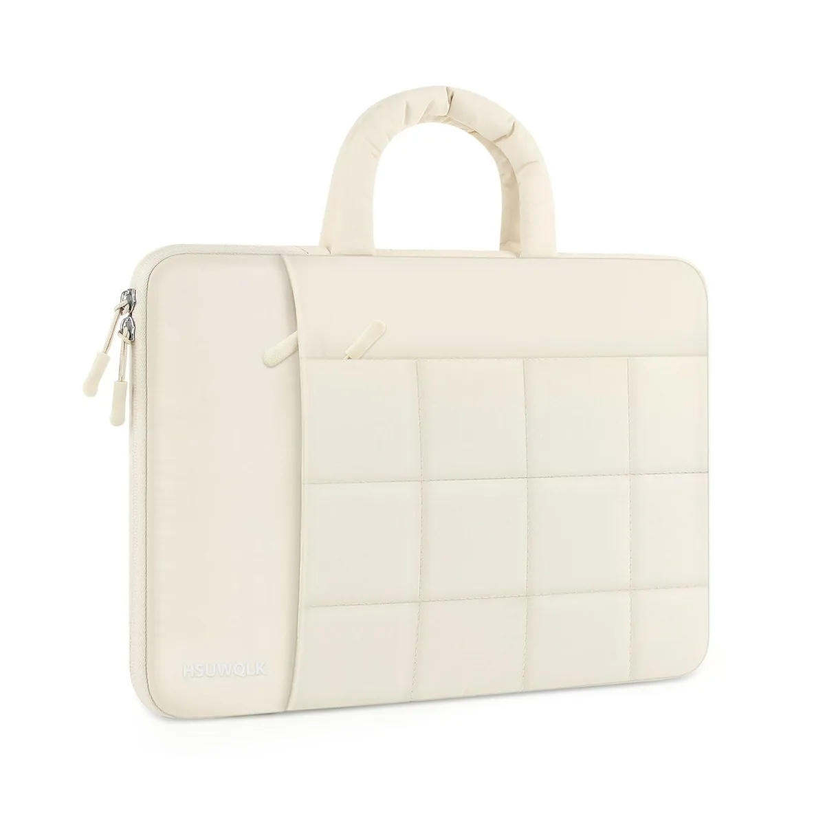  HSUWQLK 13.3 inch Puffy Laptop Sleeve Sand — product photo