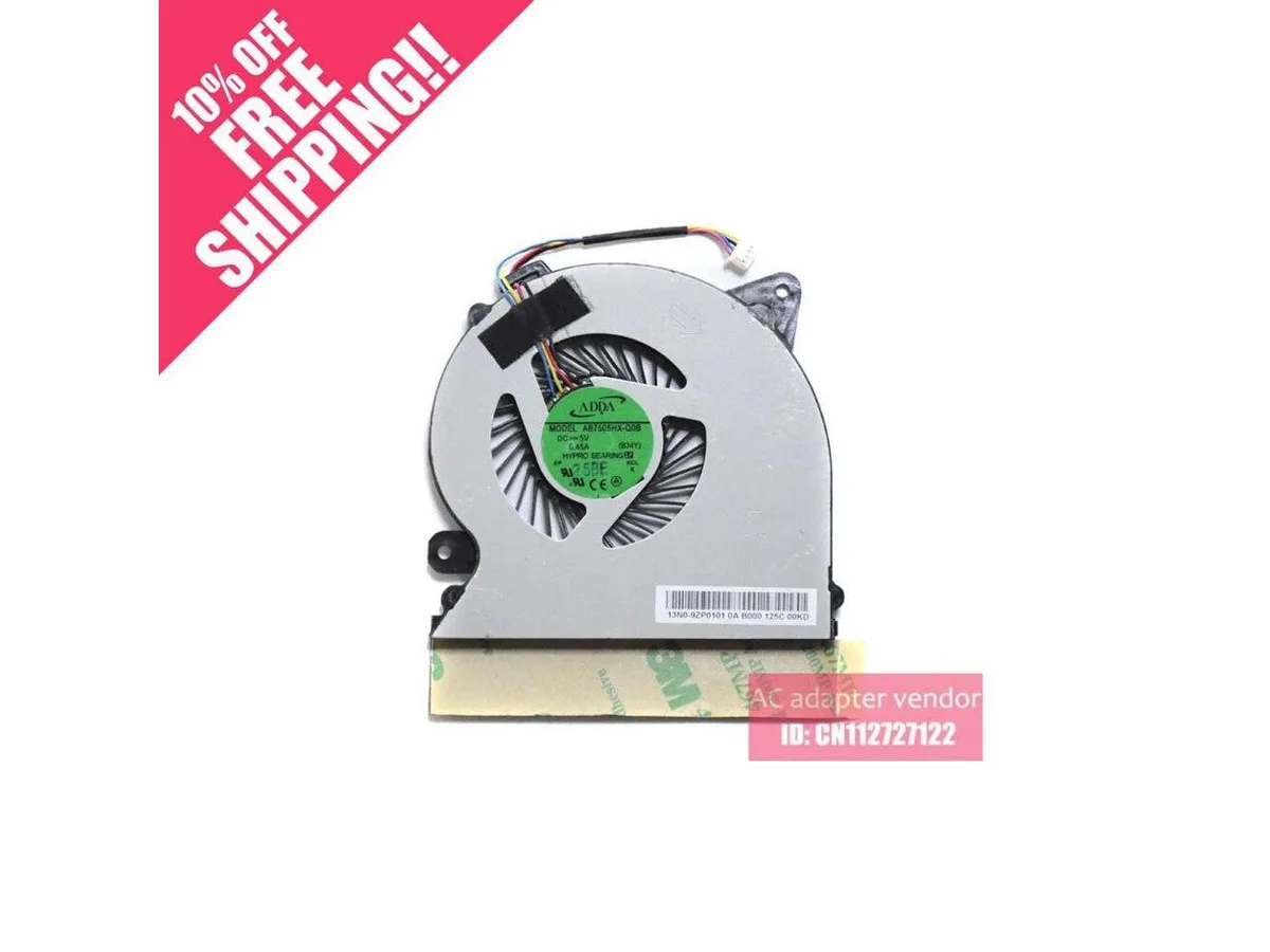 Fans Fans ADDA AB7505HX-Q0B 5V .45A notebook case fan — product photo