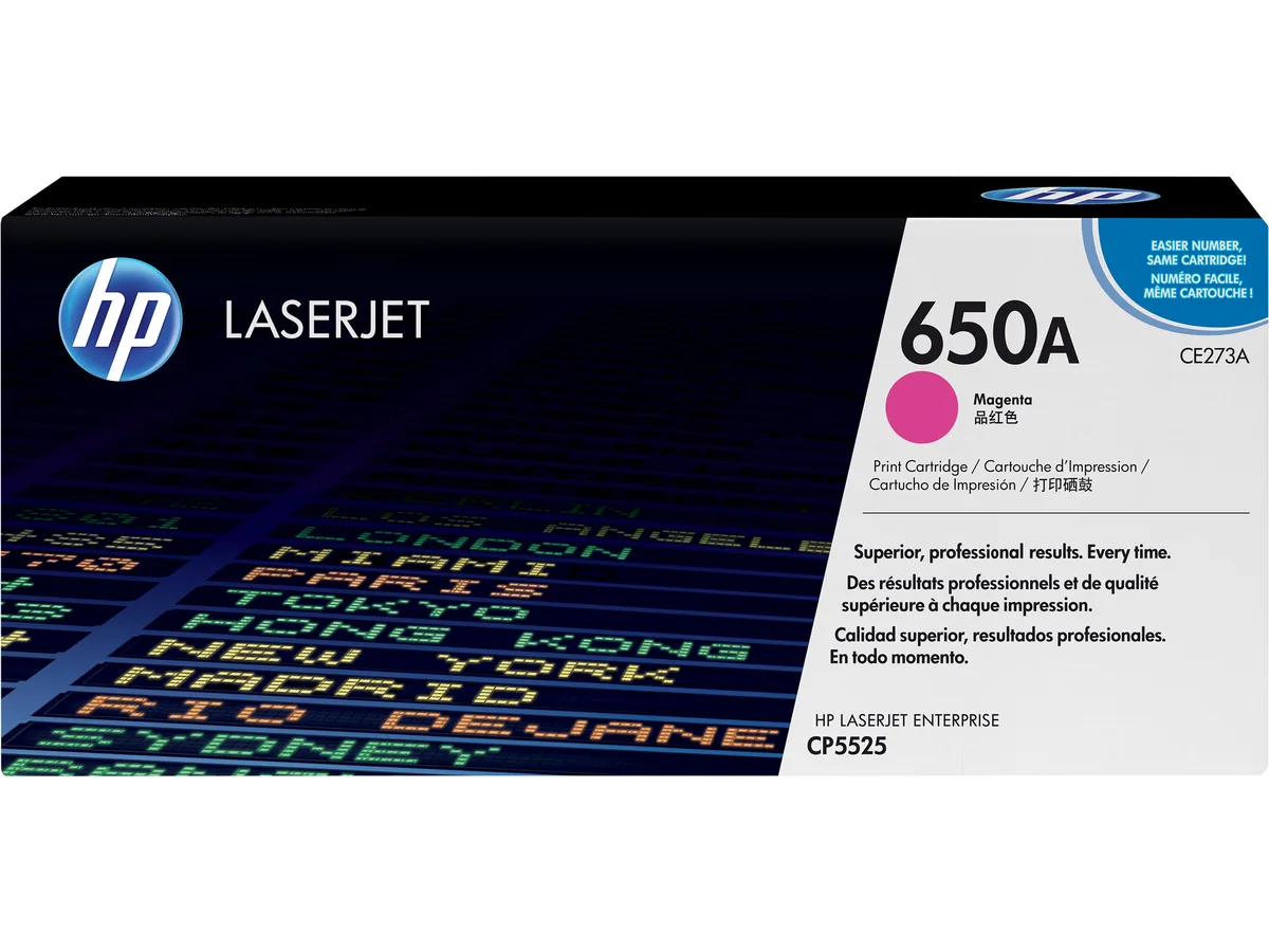 HP HP CE273A 650A Magenta Toner Cartridge 15000 Pages — product photo