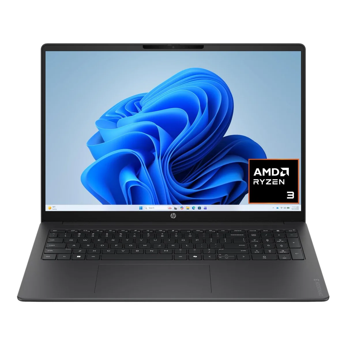 HP HP OmniBook 3 16 inch laptop AMD Ryzen 3 30 8 GB 256 GB Mica Silver 16-by0199nr — product photo