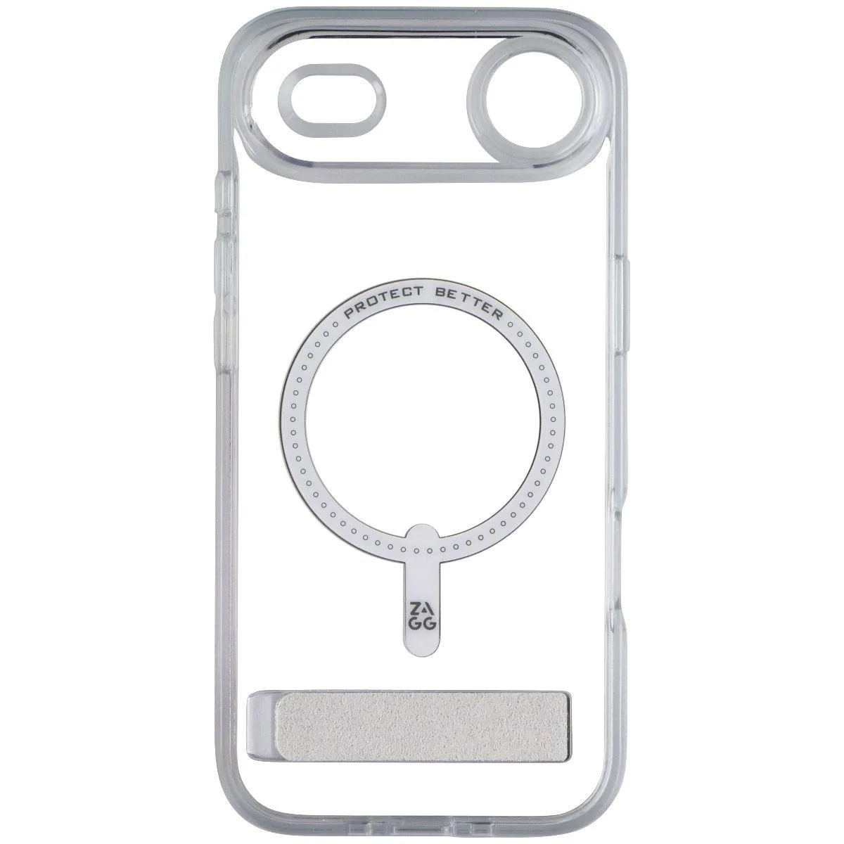 ZAGG ZAGG Crystal Palace Snap Kickstand Case for MagSafe iPhone 17 Air Clear — product photo