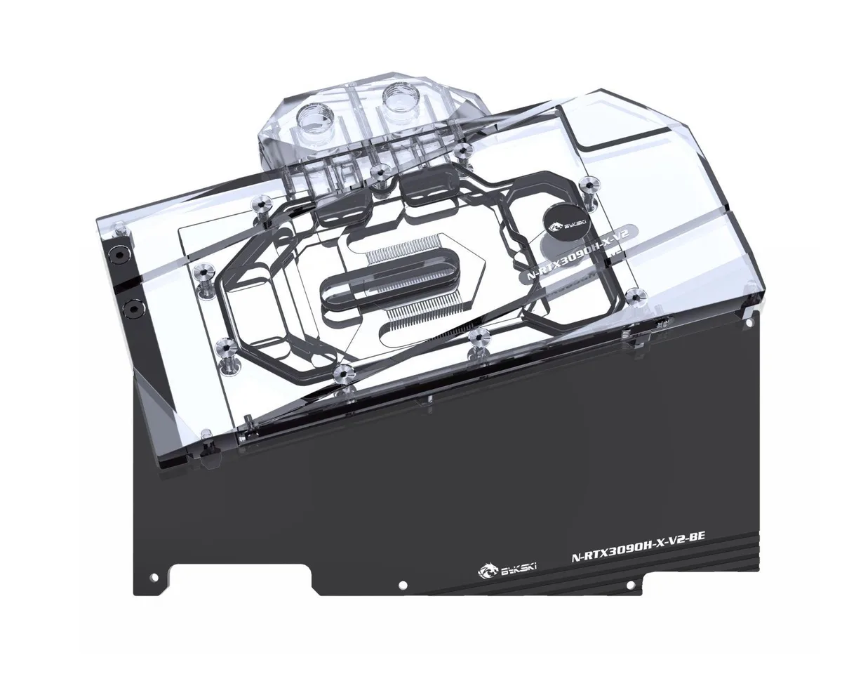 Bykski Bykski GPU Water Block &amp; Backplate RTX 3080/3090 N-RTX3090H-X-V2 — product photo