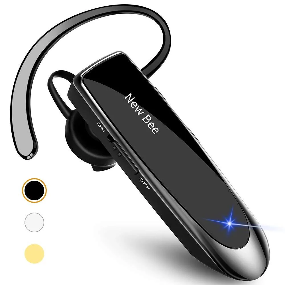  New Bee B41 Bluetooth 5.0 Mono Headset 24h Black — product photo