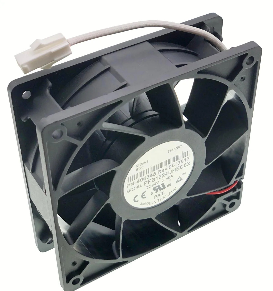 Vszerda Vszerda PFB1224UHEC8X Cooling Fan 24V 2.4A 120×120×38mm 5500RPM — product photo
