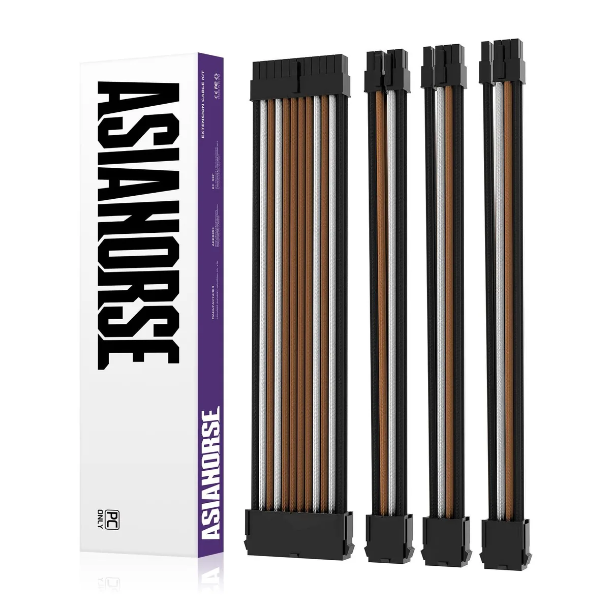  Tripp Lite AH-4kit 16AWG PSU Extension Cable Kit 30CM Black-Brown — product photo