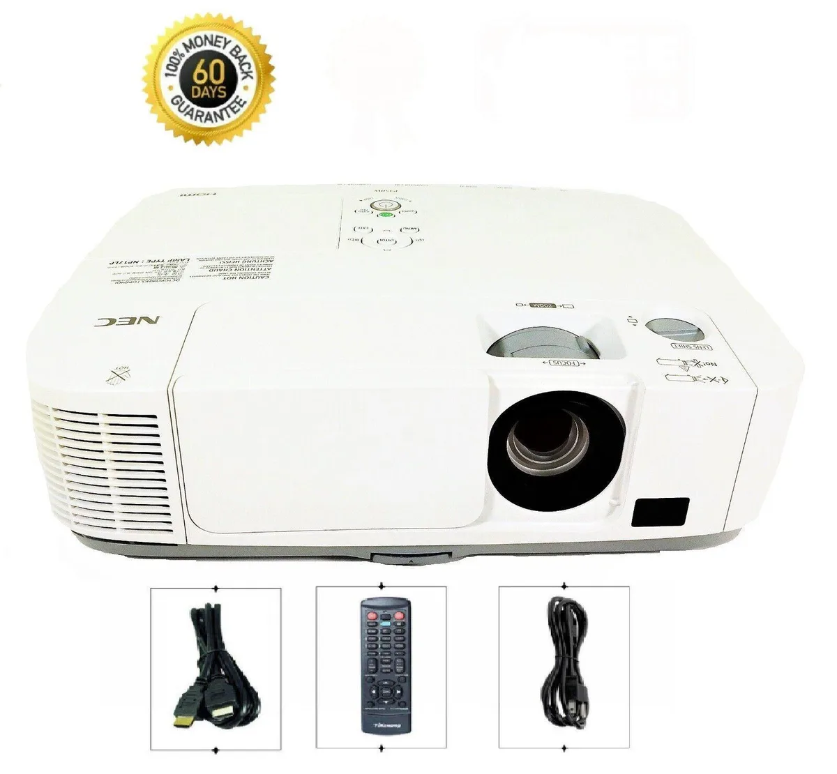 NEC NEC P350W 3LCD business projector 3500 lumens 1280x800 — product photo