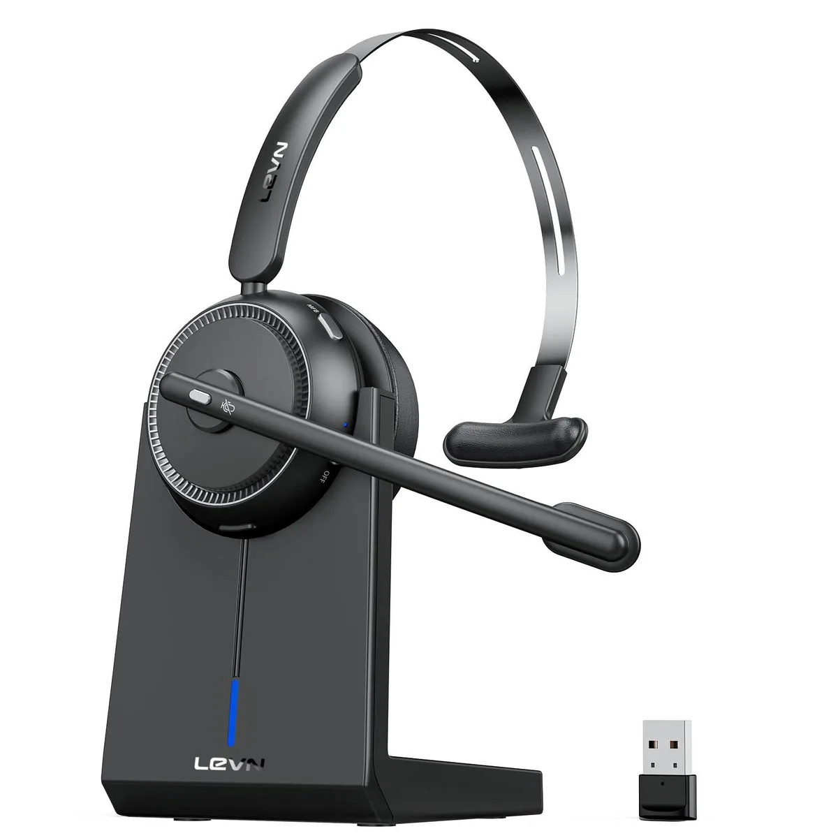  Letv CT001-V4 Bluetooth 5.2 On-Ear Headphones 65h Black — product photo