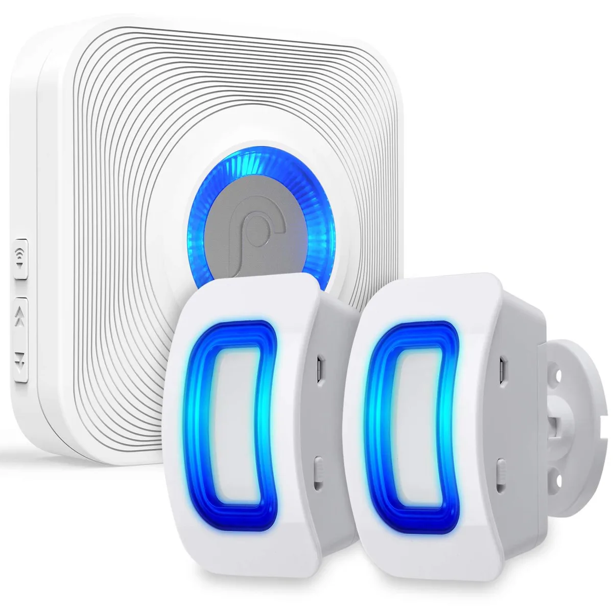 WaveLink Wireless Motion Sensor Alarm System 500ft 58 Tunes 16.4ft Detection 2 Sensors 1 Receiver — product photo