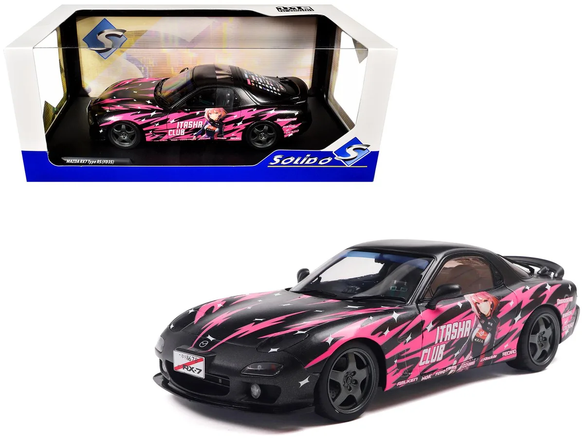 Solido Solido 1994 Mazda RX7 FDRS RHD Itasha Club 1/18 Diecast — product photo