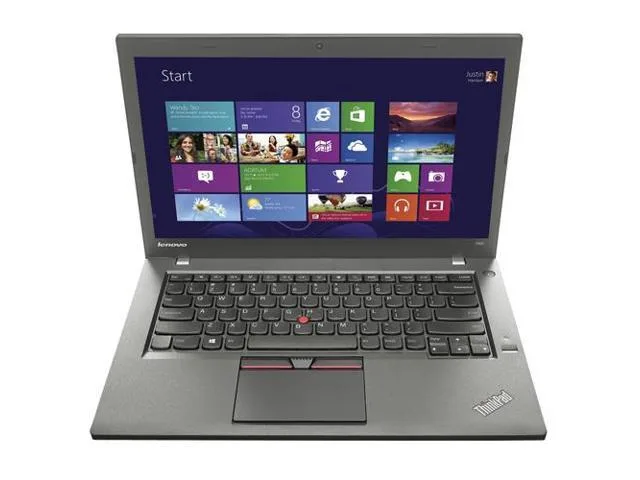 Lenovo Lenovo ThinkPad T450 Intel Core i5 5300U 2.3GHz 8GB 500GB SSD 14" Windows 10 Pro — product photo