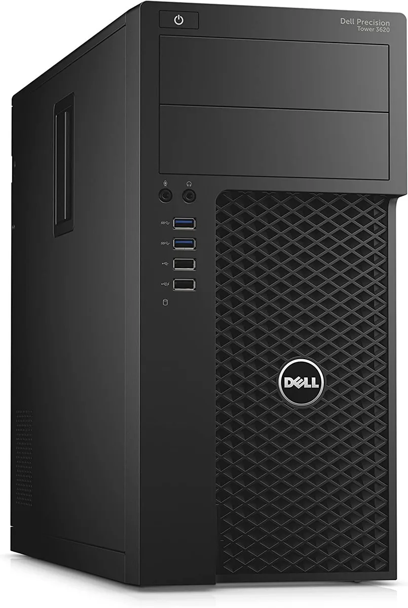 DELL DELL Precision Tower 3620 Minitower Xeon E3-1220 v5 3.0GHz 8GB DDR4 256GB SSD Windows 10 Pro desktop PC — product photo