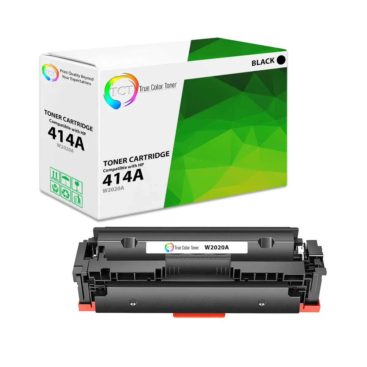 True Color Toner True Color Toner 414A Black Toner Cartridge W2020A 2400 Pages — product photo