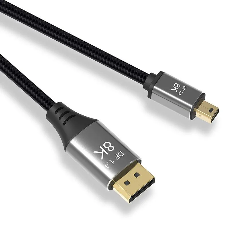 HANNORD HANNORD Mini DisplayPort to DisplayPort 8K cable 6.6 ft — product photo