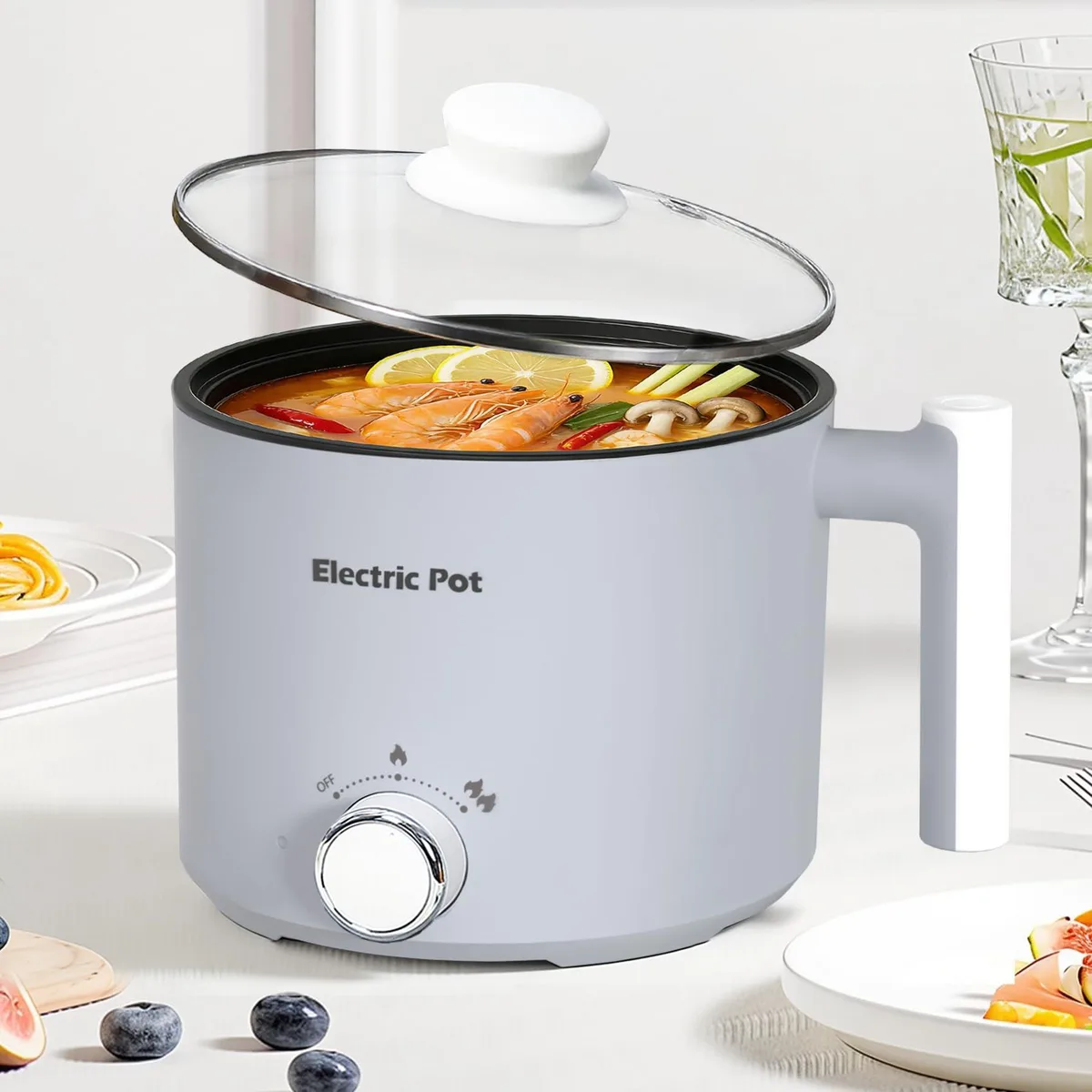  KERZION XBC-C20 1.5L 600W rice cooker Grey — product photo