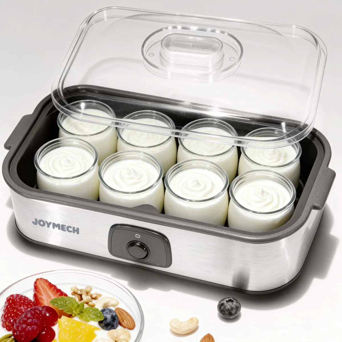  MAXI-MATIC JM-8-YM01 Yogurt Maker, 8 Glass Jars — product photo