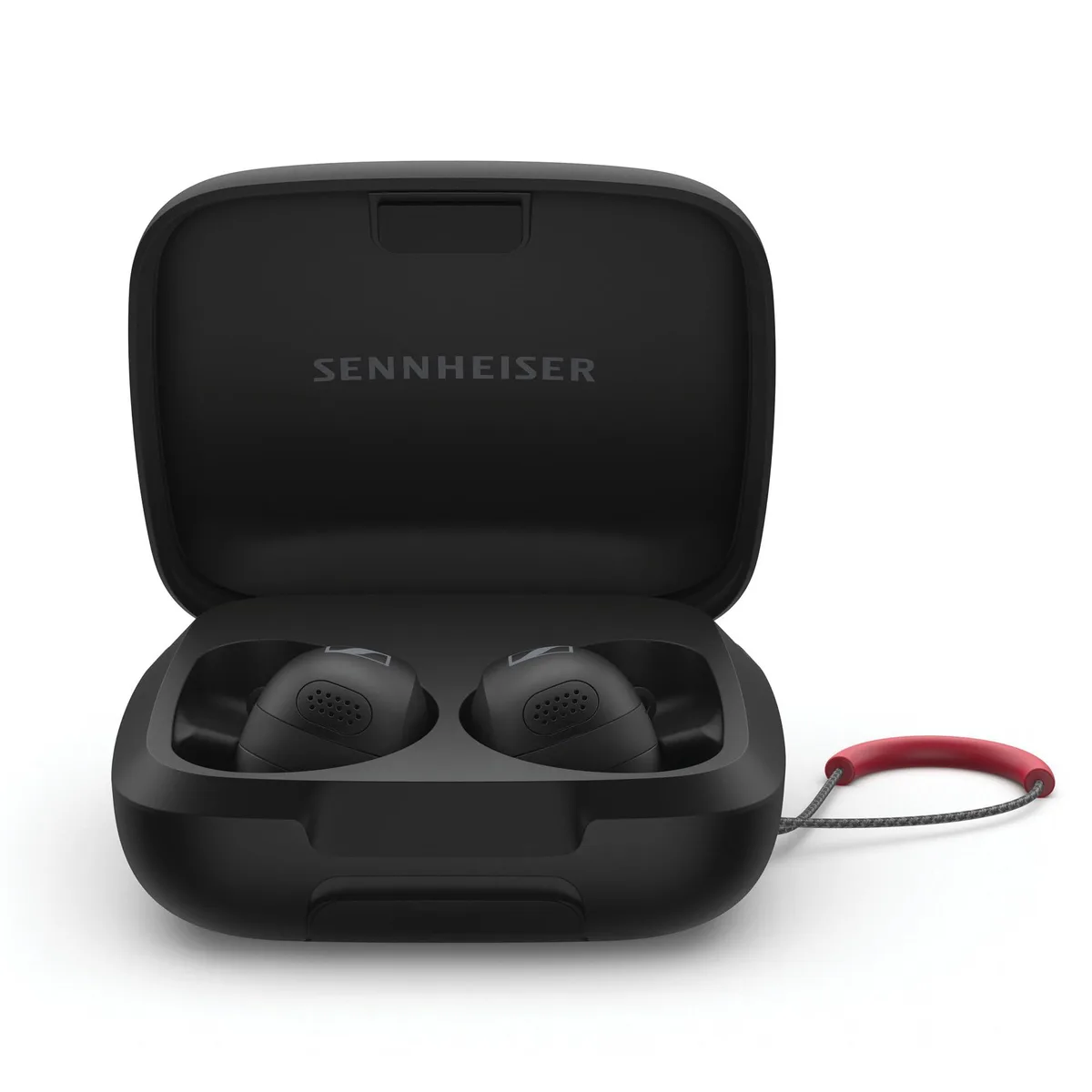 Sennheiser Sennheiser Momentum Sport True Wireless Earbuds Black 24hr ANC 10mm Polar Fitness Tracking — product photo