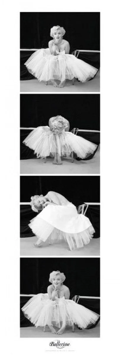 Marilyn Monroe ballerina poster print 12 x 36 inches